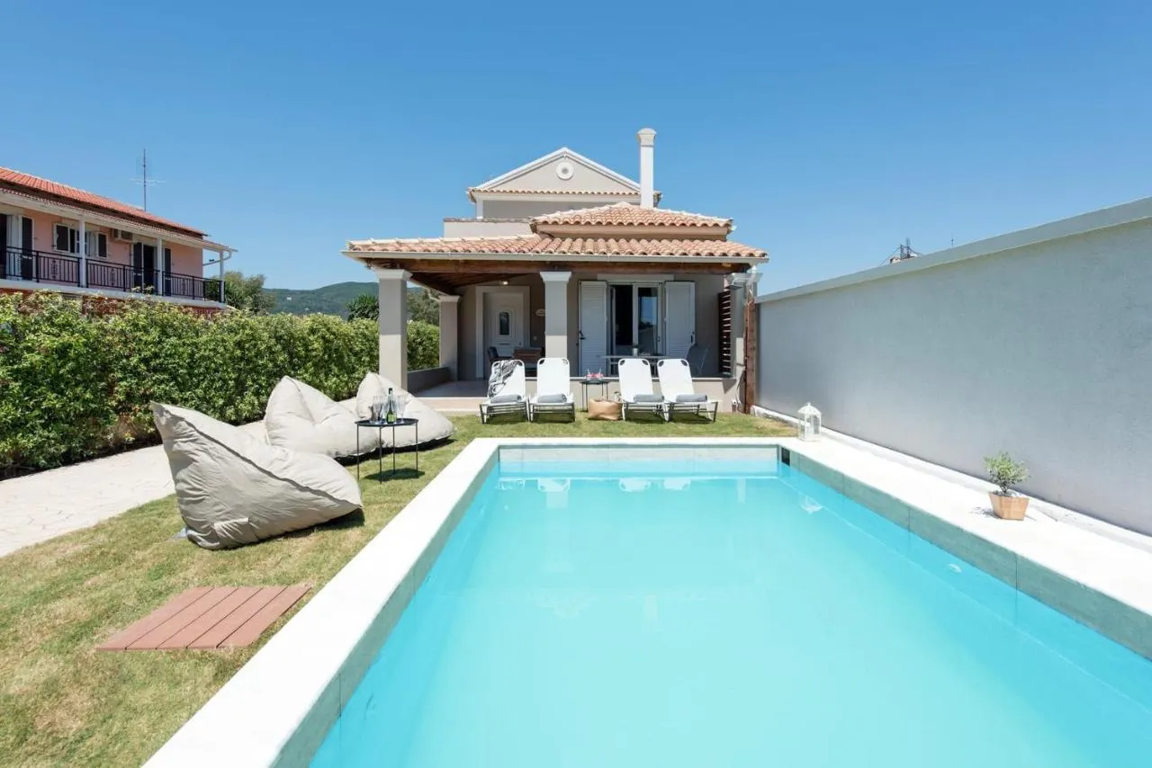 Luxurious Agios Georgios Villa Private Pool Villa Spyridoula Beach Paradise